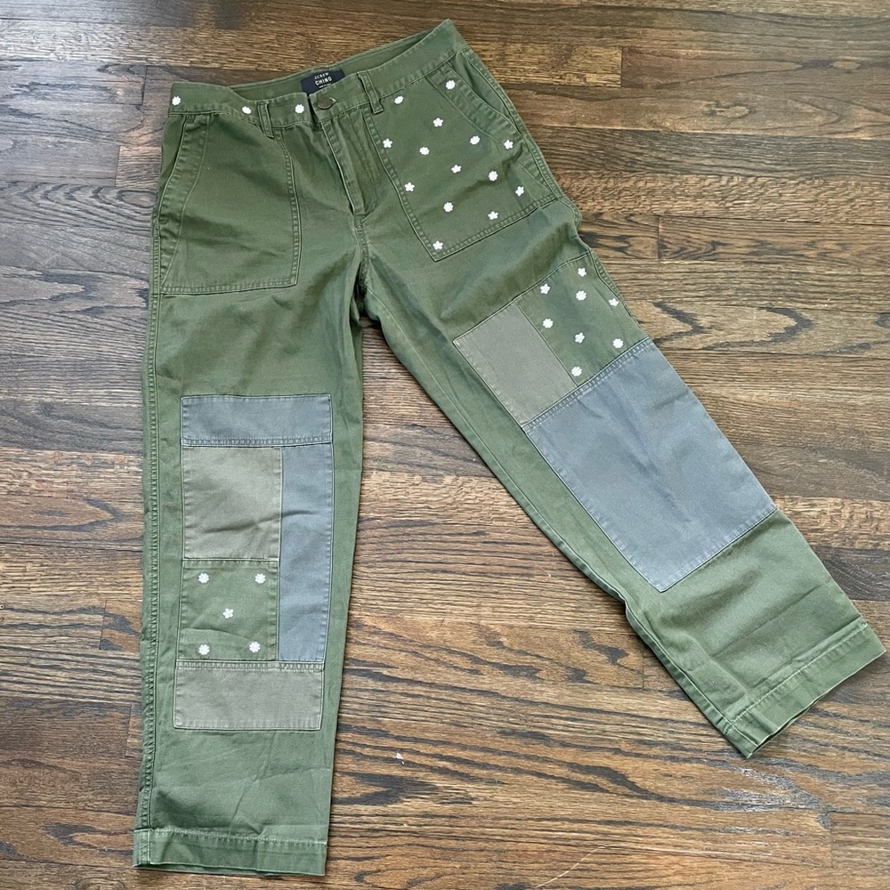 Flower Print Cargo Pants J.Crew